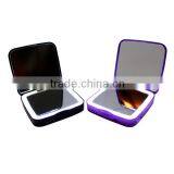 Beauty Slim Portable Folding Lighted Pocket Mirror With Power Bank for Travel thumbnail-6