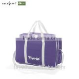 2015 new Solid purple for frozen food disposable picnic cooler bag