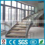 Australia Standard Glass Railing Curved Staircase-YUDI thumbnail-5