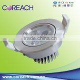 Lighting Led 3w 2.5inch LED Ceiling Down Light Coreach China Anhui