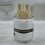 SonarQuest Aluminum Metal Audiophile IEC Plug