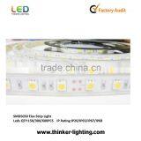 Flexible and Trimmable SMD5050 60leds/m White Color Waterproof IP68 Strip