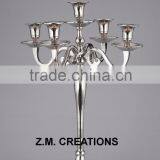 Modern Style Table Candelabra/ Candle Stand / Candle Holder 5 Arms 44 cm