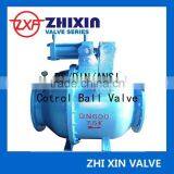 Ductile iron control ball valve