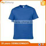 100% Cotton Custom Logo Plain Colour Blank Mens Short Sleeve T Shirt thumbnail-4