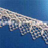 Soft Polyester White Lace Fabric Market in Dubai for Dress thumbnail-5