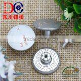 Oeko Tex Plating Custom Metal Jeans Button for Jacket Garment