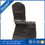 Luxury Polyester Ruffled Spandex Chair Cover for Wedding or Banquet Wholesale thumbnail-6