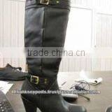 Germany Party Cowhide Genuine Leather Elegant Work Used Zipper Pointed High Heel Boots thumbnail-5