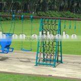 Outdoor Assembly Plastic Swing Chair With Slide BH19002