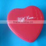 Heart Shape Tin Box