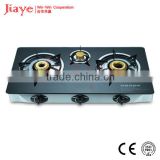 3 Burner table gas hob indian style countertop gas stove with enamel grill JY-TG3005