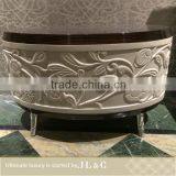 RB04-05 Delicated Carving Nightstand From JL&C Luxury Classic Home Furniture (China Supplier) thumbnail-1