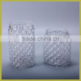 glass cylinder vases set of 2