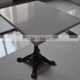 Black Artificial Stone Dining Table and Chairs,Acrylic Soid Surface Restuarant Dining Table,made Stone Coffe Table thumbnail-5