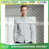 Custom Made High Qulity Men's 100% Cotton Quick Dry Casual Checked Shirt thumbnail-4
