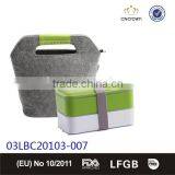 Reusable Food Pouch With 2-Layer Food Containers thumbnail-3