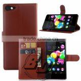 New Arrival Popular Magnetic Flip Leather Wallet Case With Card Slots For Wiko Highway Star 4G pu Case Lowest Price