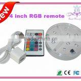 Wireless Wedding Crystal Led Light Base 4 Inch Remote Control Centerpiece Light Base thumbnail-1