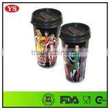 16 Ounce Removable Plastic mg With Glitter Card for Gift thumbnail-5