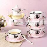 Good Quality Creative Customized Fancy Bone China Ceramics Tea Set thumbnail-3