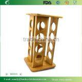 BH010 Bamboo Material Pepper Spice Rack | Spice Bottle Display Holder | Bamboo Rack | Bamboo Spices Organization thumbnail-1