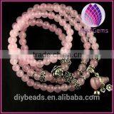 Natural Hign Quality Aventerine/Crystal/Agate Beads Bracelets on Handmake thumbnail-2