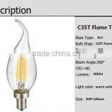 Dimmable Filament Led Bulb,2W 4W 6W Led Filament Lamp, Dimmable Led Filament Bulb Light thumbnail-6