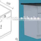 Best Price Under Bench Countertop Single Door Lab Metal Cabinet With Drawer & Tier Partitions for Lab Table thumbnail-2