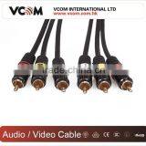 2015 Top Selling RCA Cable 1.8m 3RCA Jacks to 3RCA Jacks thumbnail-4
