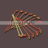 2015 Hot Sales 100% Natural Disposable Knot Bamboo Skewers Wholesale thumbnail-1
