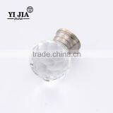 38 mm Clear Brass Cabinet Crystal Handle Knob thumbnail-2