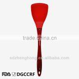 Food Grade Heat Resisting Kitchen Utensils Silicone Turner With PS Handle