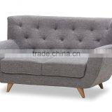 French Antique Slipcovered Sofa, Living Room Linen Fabric Slipcovered Sofa, Slipcovered Sofa thumbnail-4