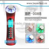 BP-008 Ultrasonic personal massager innovative products with galvanic and photon functions private label OEM