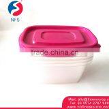 4 PCS/Lot Food Container Box Food Takeaway Grade Plastic Container