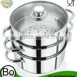 Stainless Steel Healthy Living Stamers & Pasta Pot Induction Cookware