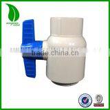 ASTM2846 1/2 INCH TO 2 INCH CPVC BUTTERFLY HANDLE SINGLE UNION BALL VALVE