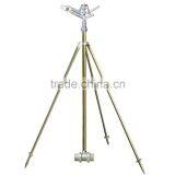 360 Degree Zinc Alloy Agricultural Irrigation Sprinkler With Tripod thumbnail-3