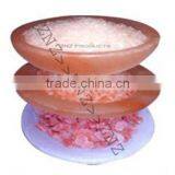 High Quality Rose Edible Crystal Rock Himalayan Salt thumbnail-1