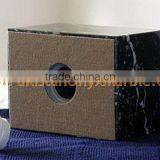 NATURAL STONE BLACK ZEBRA MARBLE URNS thumbnail-6