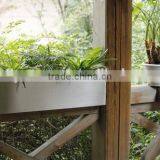 FO-9012 Outdoor Decoration Rectangular Stainless Steel Pots thumbnail-1