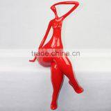 Resin Fat Lady Fat Naked Lady Sculpture Figure Statue Home Art Piece Hotel Decoration Piece thumbnail-3