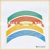 New 16 Strips Wheel Sticker Reflective Rim Stripe Tape Bike Motorcycle Car Tape thumbnail-4