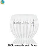 Mason Jar Weddings Mercury Glass Votive Holder With Sacred Hearts