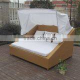 Garden Furniture Outdoor White Wicker Daybeds thumbnail-1