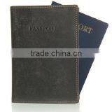 RFID Blocking id Card Holder Travel Leather Passport Holder thumbnail-2