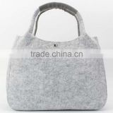 2017 new fashion high quality eco friendly felt non woven tote bag hand bag made in china for shopping
