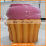 Custom Fiberglass Cup Cake Chair thumbnail-3