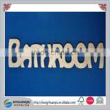 Solid Pine Wooden Letter Sign Christmas Decoration Sign